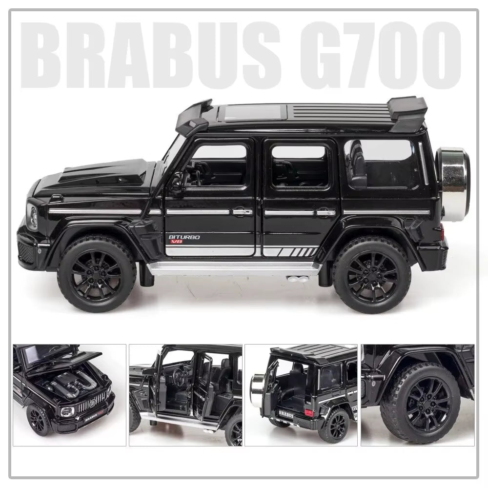 1/32 G700 Alloy Car Model Simulation Toy Diecast Vehicles Off-Road SUV with Sound N Light Collectible Kids&